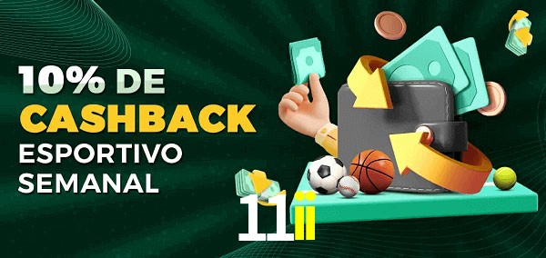 10% de bônus de cashback na 11ii
